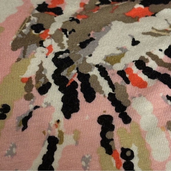 PECK & PECK WHITE AND PINK TOP - Picture 3 of 4